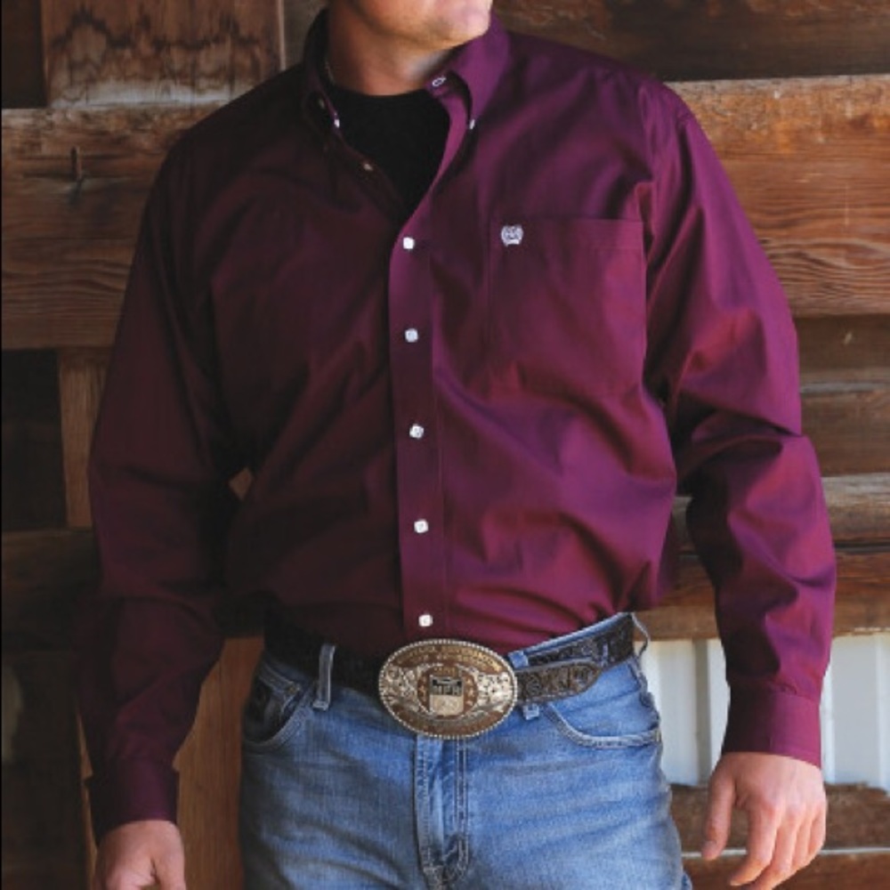 Men’s cinch button up